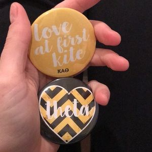 Kappa Alpha Theta sorority pins